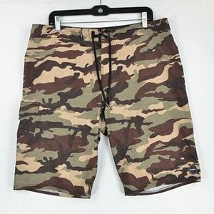 O'neill Hyperfreak Men's Board Shorts Camo Swim Trunks Size 36